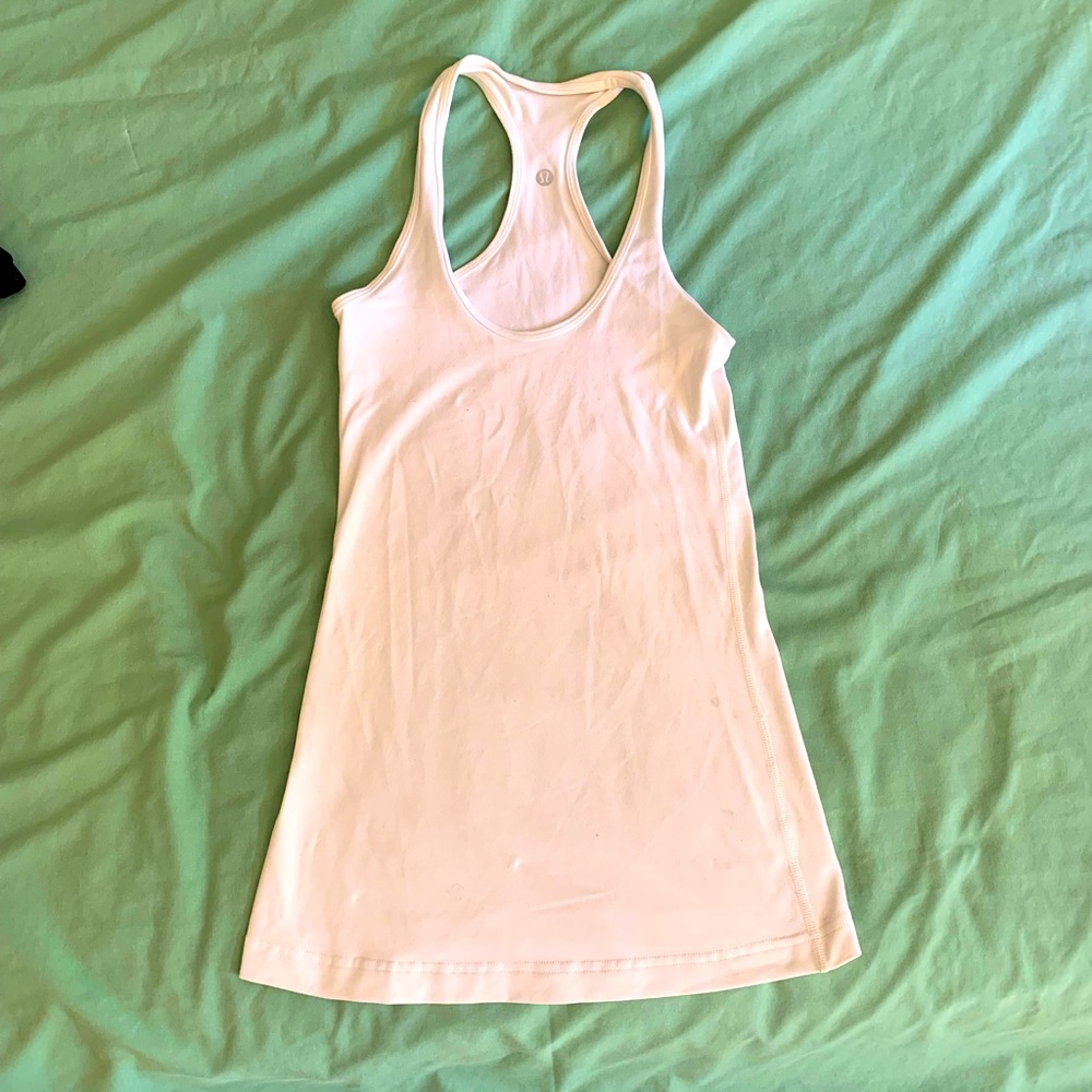 Lululemon White Tank Size 0-2